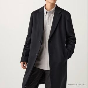 Uniqlo Men's Wool/Cashmere Overcoat